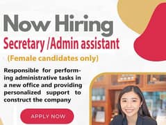 Required A female Assistant / Admin Assistant