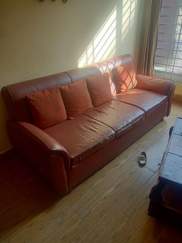 3 Seater + 2 Single Seater Sofa Set 0