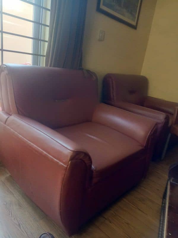 3 Seater + 2 Single Seater Sofa Set 1