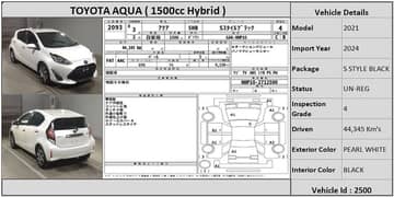 Toyota Aqua 2021 HYBRID