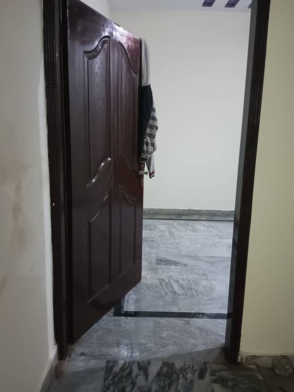 Lower portion for rent 1bad attach bathroom TV launch kitchen marble flooring wood wark 2