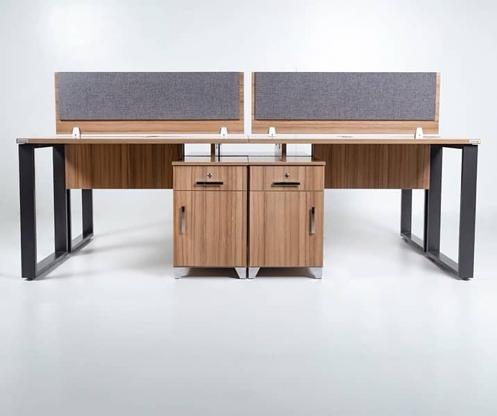 office workstation office table with drawer cabinet 0