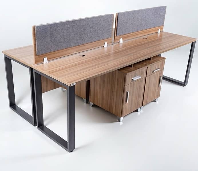 office workstation office table with drawer cabinet 1