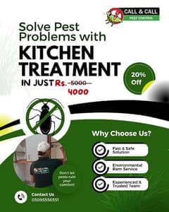 Reliable Pest Control Service In Karachi Cockroach Control Fumigation.