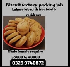 biscuit factory staff required lahore