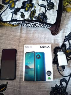 Nokia 3.4 Set black color No Any Fault 4 64 with charger