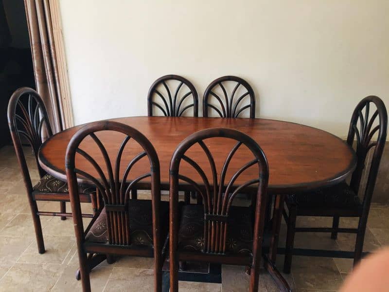 dining table 6seater good condition 0