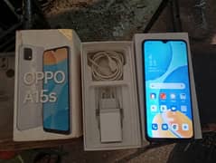 oppo A15s 4 64 box with charger no any single fault 0300-4820149