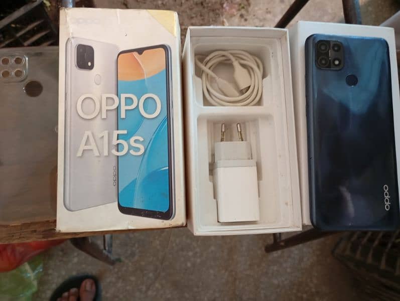 oppo A15s 4 64 box with charger no any single fault 0300-4820149 7