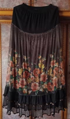 vintage floral maxi