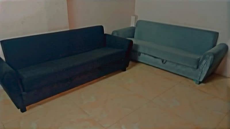 2 sofa come Bed for sale in low price 0