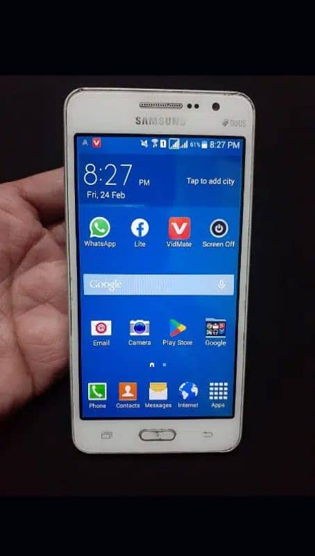 Samsung grand prime 4g dual sim 2/8 PTA approved 0