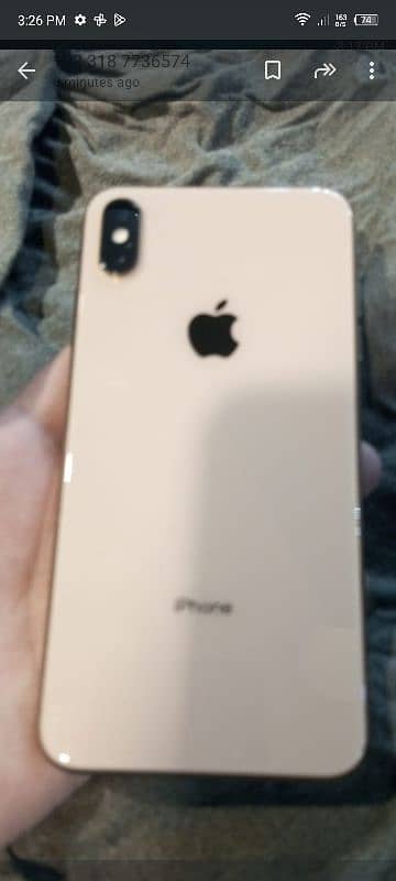 iphone XS max 64 GB factory unlock gold colour 1