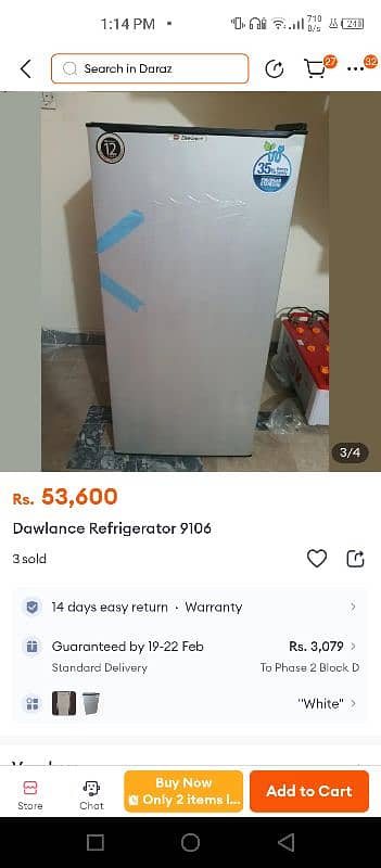 Dawlance fridge for sale in warranty urgent sell 6