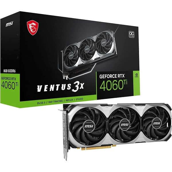 MSI GeForce RTX 4060 Ti VENTUS 3X 8G OC 0