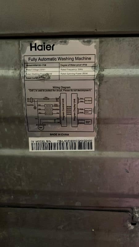 Haier 15 Kg Automatic Machine Hwm 150-1708 5