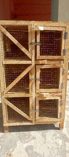 wooden cage