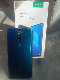 oppof11pro with box all good camera finger all working just panel cnge