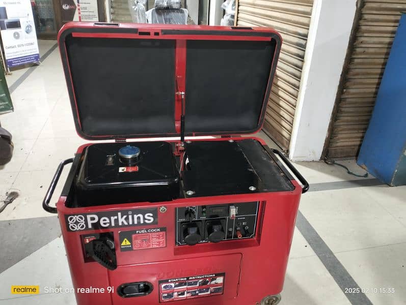 PARKINS Cummins 10kva sound prouf canopy generatoru 1