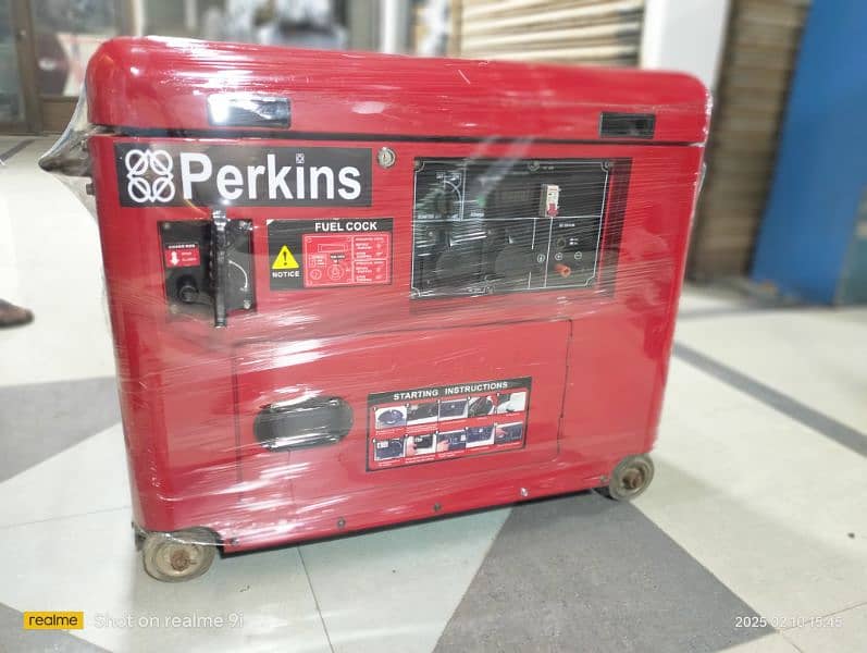 PARKINS Cummins 10kva sound prouf canopy generatoru 5