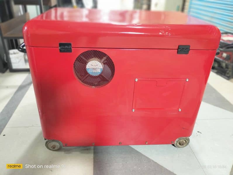PARKINS Cummins 10kva sound prouf canopy generatoru 6