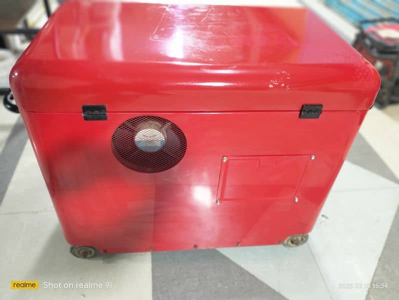PARKINS Cummins 10kva sound prouf canopy generatoru 7