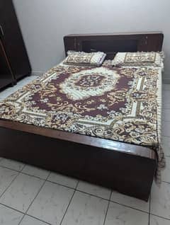 King size bed with Mattress