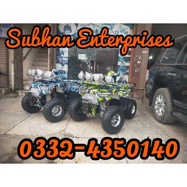 Brand New 150cc Audi Style Atv Quad Bikes Delivery In All Pakistan 0