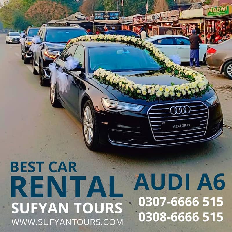 RENT A CAR Audi A6 | Limo | V8 Land Cruise | Car Rental Wedding Car 2