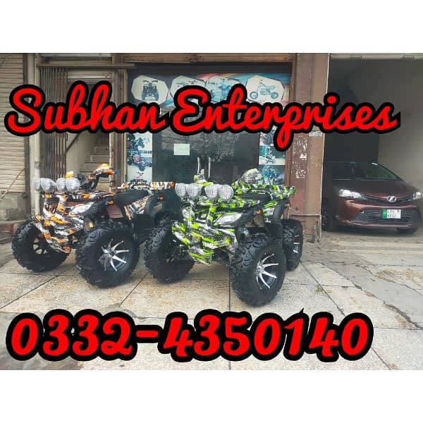 Box Pack 250cc Auto Engine Atv Quad 4 Wheels Bikes Delivery In All Pak 0