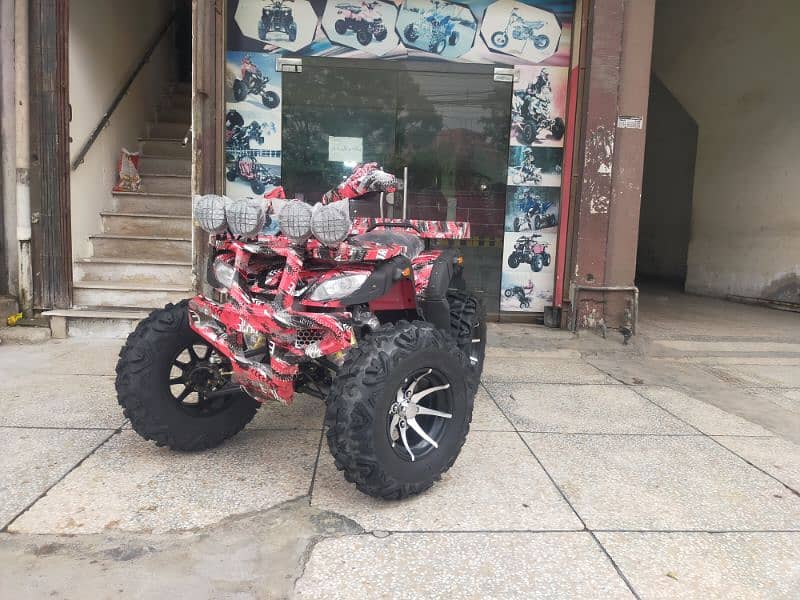 Box Pack 250cc Auto Engine Atv Quad 4 Wheels Bikes Delivery In All Pak 7