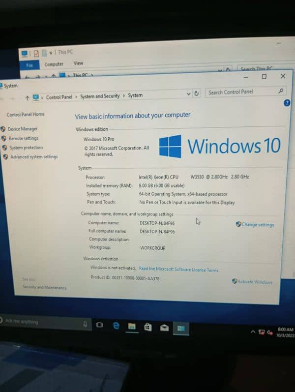 Gaming PC T3500 workstation 4