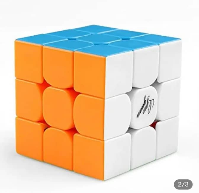 Rubik's cube puzzle solved with algorithms 1