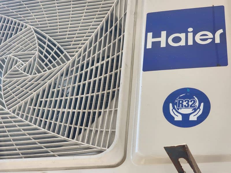 Haier 1 Ton turbo cool non inverter AC like new 8