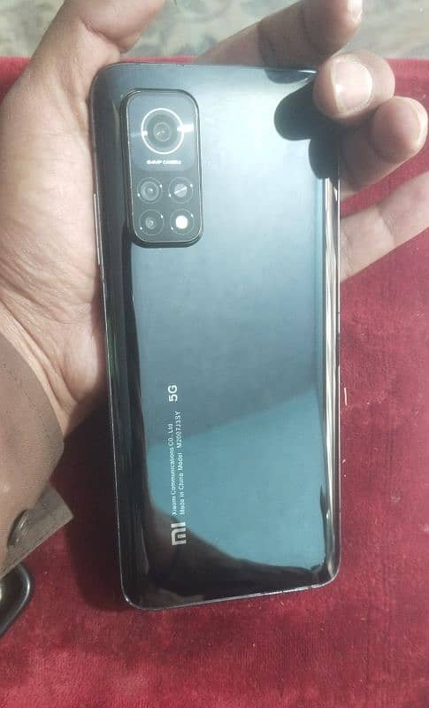 Mi 10t 8gb 128gb  PTA Approved With box  and charger 1