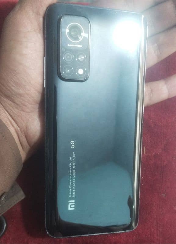 Mi 10t 8gb 128gb  PTA Approved With box  and charger 5