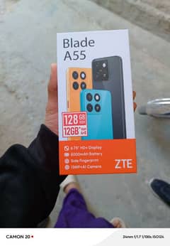 zte blade a55 (12gb ram or 128gb storge )