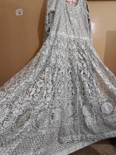 luxury silver maxi with jewelry