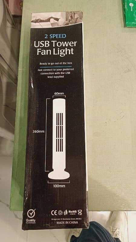 USB TOWER LIGHT FAN 2