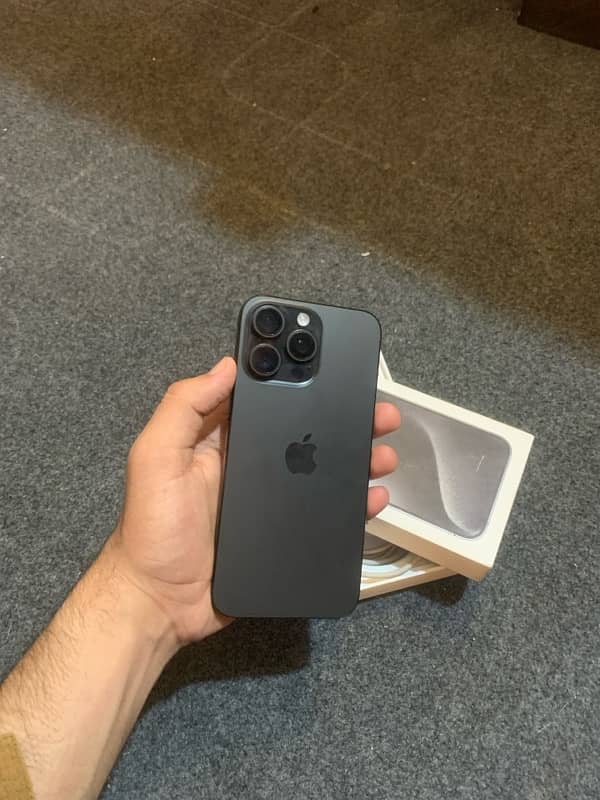 iPhone 15 Pro Max Black Titanium | 7 Months Warranty 0