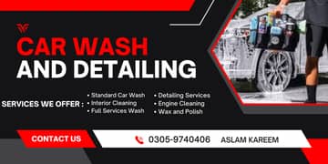 Car Wash/General Services At Home/Car Service/Car Detailing/Coating