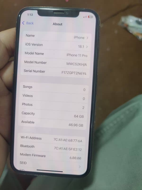 iphone 11 pro 64 gb 6