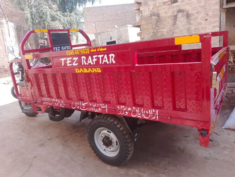 New condition Tez raftar 150cc loader Rickshaw for sale. 2