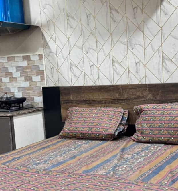 Studio Fully Furnished Flat Available For Rent In Sector E Quaid Black Bahria Town Lahore 1