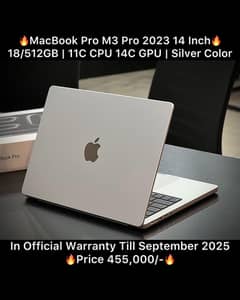 MacBook Pro M3 Pro 14 inch 18GB 512GB 2023 M2 M1