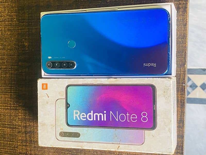 Redmi Note 8 4/64 Dual sim  Pta Approved With box 1