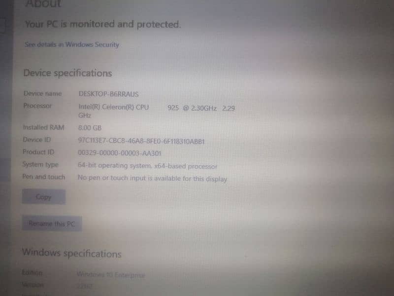 8 Gb Ram 128 ssd 500 gb hard laptop 3