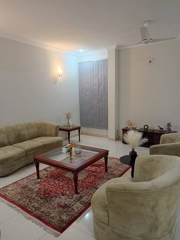 Two bedroom fully furnished Ground portion available for rent in E-11 Islamabad 19