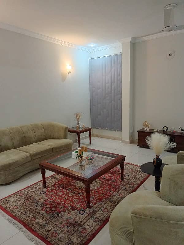 Two bedroom fully furnished Ground portion available for rent in E-11 Islamabad 21