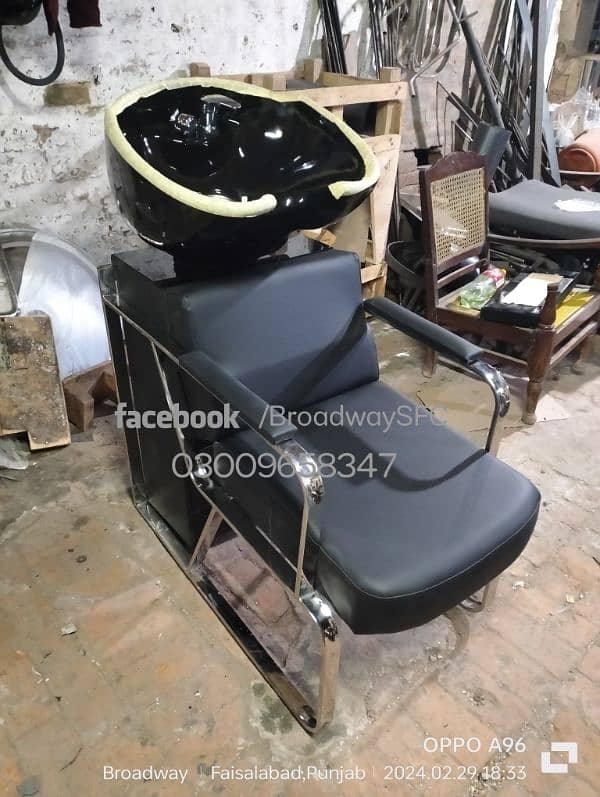 Salon Chair Barber chair Massage bed Manicure pedicure Shampoo unit 13